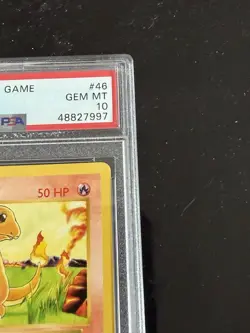 1999 POKEMON BASE SET 1ST EDITION #46 CHARMANDER PSA 10 - Image 4