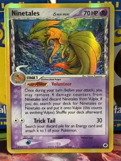 2006 Pokemon TCG Dragon Frontiers #8/101 Ninetales (Delta Species) Holo - Image 1