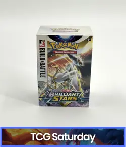 2022 POKEMON SWORD & SHIELD BRILLIANT STARS BUILD & BATTLE DECK BOX SEALED - Image 1