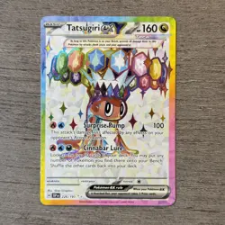 2024 Pokemon Surging Sparks Tatsugiri ex Ultra Rare - Image 1