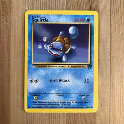 Squirtle 68/82 Common Team Rocket Pokemon Vintage MP 2000 WOTC - Image 1