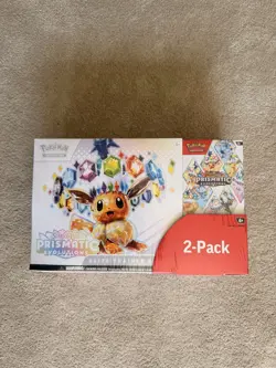 Pokemon TCG: SV8.5 Prismatic Evolutions Costco 2-Pack - ETB & Booster Bundle - Image 1