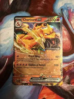 Charizard ex 006/165 Sv: Scarlet & Violet 151 Holo Pokemon TCG NM - Image 1