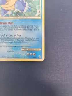 Pokemon Blastoise 13/95 Cracked Ice Holo Rare Nm/Lp Very Clean - Image 3