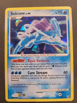 Suicune LV.44 Holo Rare Secret Wonders 19/132 LP/nm English Pokemon TCG - Image 1