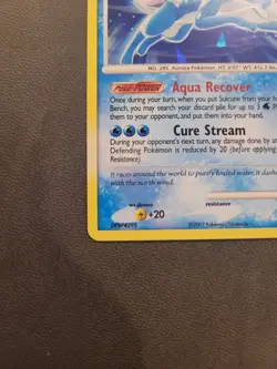 Suicune LV.44 Holo Rare Secret Wonders 19/132 LP/nm English Pokemon TCG - Image 4