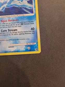 Suicune LV.44 Holo Rare Secret Wonders 19/132 LP/nm English Pokemon TCG - Image 5