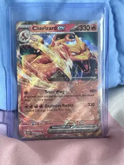 2023 Pokemon TCG Charizard ex 006/165 SV Scarlet & Violet 151 EX Holo English - Image 1