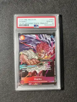 2025 One Piece TCG Shanks Championship Event Pack Finalist - Textured - English - Image 1
