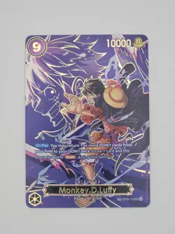 Monkey D Luffy OP09-119 SP Secret Rare One Piece Card Game NM/MINT English Alt - Image 1
