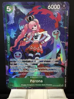 Perona (Alt Art) OP14-033 SR The Azure Sea's Seven ONE PIECE TCG English NM/M - Image 1