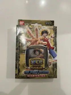 2005 Bandai Vintage One Piece CCG The Quest Begins Sealed Starter Deck English - Image 1