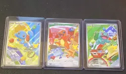 Pokemon 30th Anniversary First Partner Pack: Charmander, Squirtle, and Bulbasaur - Image 1