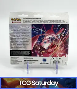 2021 POKEMON SWORD & SHIELD FUSION STRIKE 3-PACK BLISTER SEALED EEVEE PROMO - Image 2