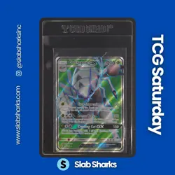 2017 POKEMON SUN & MOON BURNING SHADOWS #129/147 GOLISOPOD GX FA ULTRA RARE - Image 1