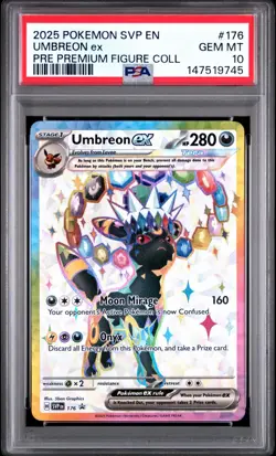 PSA 10 Umbreon ex #176 - 2025 Pokemon SVP Promo Prem Figure Collection - PRESALE - Image 1