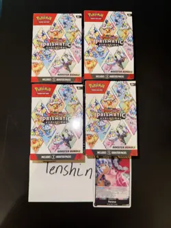 Pokemon TCG - Prismatic Evolutions Booster Bundle Lot of x4 (SEALED) - Image 1
