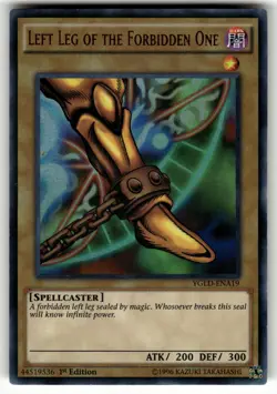 Left Leg of the Forbidden One Ultra Rare YGLD-ENA19 NM - Image 1