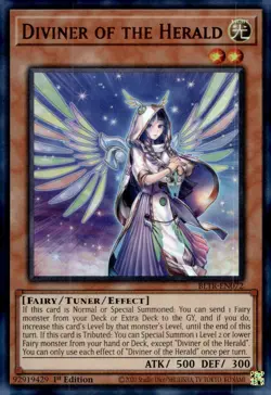 Yu-Gi-Oh! Diviner of the Herald 1st Ed. BLTR-EN072 Ultra Rare NM/LP x1 - Image 1