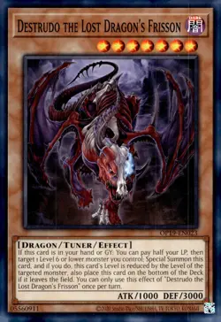 Yu-Gi-Oh! Destrudo the Lost Dragon's Frisson Unlim. OP19-EN023 Common NM/LP x1 - Image 1