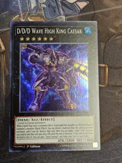 Yugioh - D/D/D Wave King Caesar COTD-EN042 NM Super Rare - Image 1