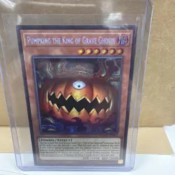 Yugioh! Pumpking the King of Grave Ghosts MZMU-EN001 Secret Rare 1st Ed NM - Image 1