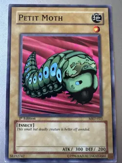 | Yugioh Petit Moth MRD-023 1st Edition Common Metal Raiders LP 🔥 | - Image 1
