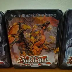 Lot of 4 Rare 2013 YU-GI-OH Dragon Ruler COLLECTORS TIN (EMPTY) - Image 3