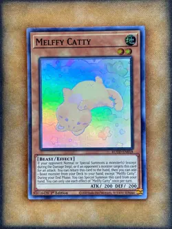 Yugioh Melffy Catty ROTD-EN018 Super Rare 1st Ed NM - Image 1