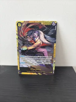Crocodile OP14-120 Secret Alternate Art The Azure Sea's Seven Sec One Piece - Image 1