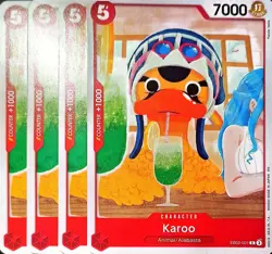 One Piece TCG - 4er Playset - EB02-001 Karoo C/NM/EN - Image 1