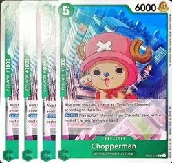 One Piece TCG - 4er Playset - EB02-016 Chopperman C/NM/EN - Image 1
