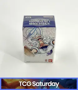 2023 ONE PIECE TCG #DP-02 AWAKENING OF THE NEW ERA DOUBLE PACK SET SEALED - Image 1