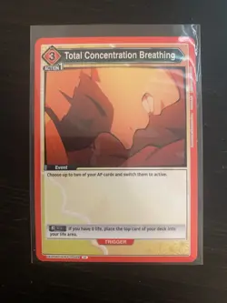 Total Concentration Breathing (099) Demon Slayer UE05BT/KMY-1-099 Union Arena - Image 1