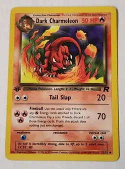Dark Charmeleon 32/82 1st Edition Team Rocket Non-Holo Pokemon Card - Image 1