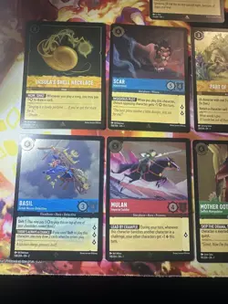 Disney Lorcana TCG Lot of 9 Cold Foil Rare/Super Rare Cards - Image 3
