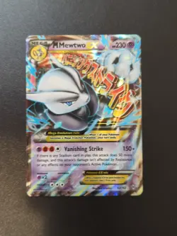 Pokemon TCG XY: Breakthrough M Mewtwo EX Ultra Rare Holo Card 63/162 NM - Image 1