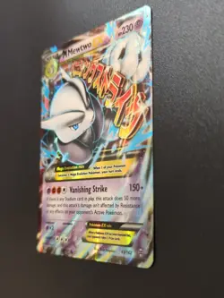 Pokemon TCG XY: Breakthrough M Mewtwo EX Ultra Rare Holo Card 63/162 NM - Image 2