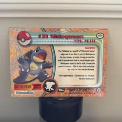 Nidoqueen #31 Topps TV Animation Edition Pokemon Card - Image 2