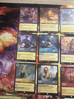 Disney Lorcana TCG the First Chapter Lot of 15 Cold Foil Cards - Image 3