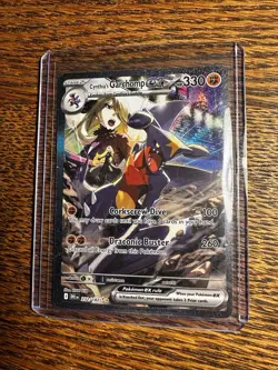 Pokemon TCG Cynthia's Garchomp EX Holo Card 232/182 Sv10: Destined Rivals NM/M - Image 1