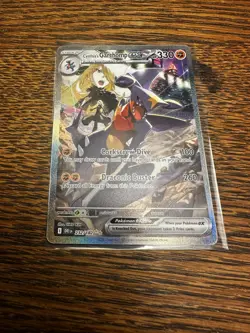 Pokemon TCG Cynthia's Garchomp EX Holo Card 232/182 Sv10: Destined Rivals NM/M - Image 4