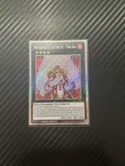 Yu-Gi-Oh Brotherhood of the Fire Fist Tiger King CT11-EN001 Platinum Secret Card - Image 1
