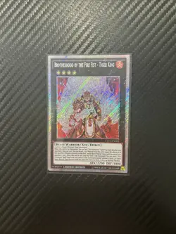 Yu-Gi-Oh Brotherhood of the Fire Fist Tiger King CT11-EN001 Platinum Secret Card - Image 2