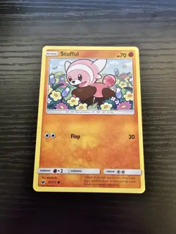 Stufful - Sun & Moon: Crimson Invasion (55/111) - Near Mint - Pokemon Card - Image 1