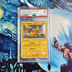 Pikachu SWSH039 SWSH: Sword & Shield Promo Cards Holo PSA 9 - Image 1