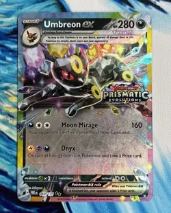 Umbreon ex - (Prismatic Evolutions Stamp) 060/131 Miscellaneous Cards & Products - Image 1