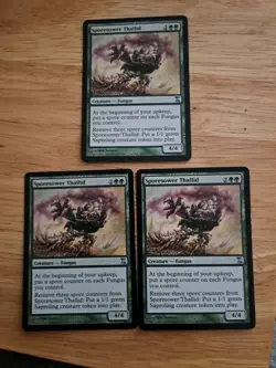 MTG - 3x Sporesower Thallid - Time Spiral - Image 1