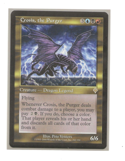 CROSIS, THE PURGER Invasion MTG English Magic Dragon Legend - Image 1