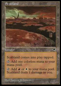MTG SCABLAND POOR - PRATERIA RIARSA - TE - MAGIC - Image 1